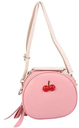 Holibanna Borsa Spalla Estiva Pu Con Design Borsa Crossbody Moda Per Donne e Ragazze Perfetta Per Feste e Uscite Rosa