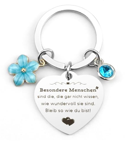 Aridantrp Kleine Geschenk für Frauen Beste Freundin Geschenke Valentinstag Freundschaft Geschenke Schlüsselanhänger Kollegin Erzieherin Mama Schwester Nichte Besondere Geschenk