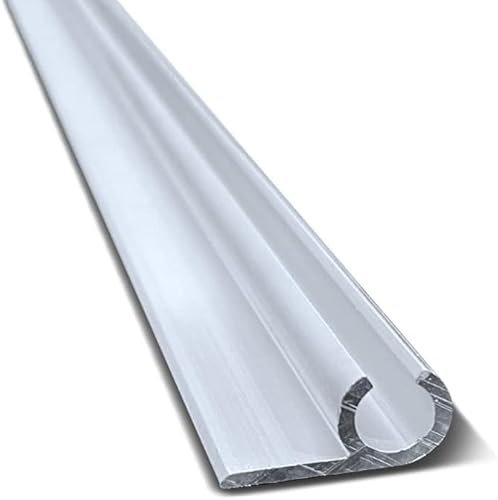 Etomvoop 6 barras de aluminio para toldos de 60 cm, canal C, 90° Kador, para todas las caravanas, autocaravanas y autocaravanas