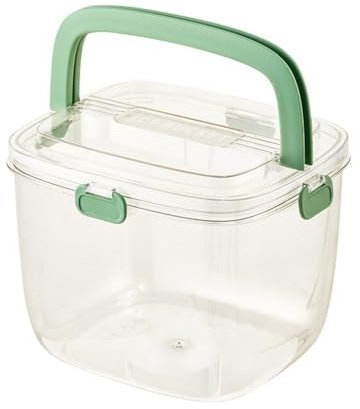 YJYJY Secchiello per Ghiaccio sigillato per la casa con Clip per Ghiaccio Secchiello per Ghiaccio Portatile Trasparente per Picnic, Birra, Coca Cola, all'aperto