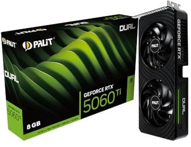 Palit GeForce RTX 5060 Ti Dual (8 Go GDDR7/PCI Express 5.0/2572 MHz/28000 MHz)