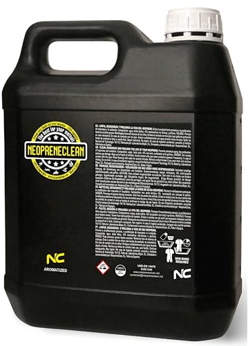 NeopreneClean Reinigungsmittel für Neopren, ohne Ausspülen, 100% biologisch abbaubar, von FESURFING empfohlenes Produkt. (25 Liter, natürlich)