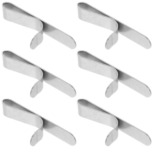 Housoutil Edelstahl-Kuchenringclips 6 Stück Befestigungsclips Für Tortenring Mousse-Ringclip Backzubehör Für Gebäck Muffins Kekse Und Desserts Küchenhelfer