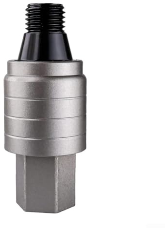 Juego de conectores rápidos de diamantes de imitación: adaptador de broca de acero al cromo vanadio con mecanismo de bloqueo inverso para cambios rápidos | Compatible con taladros eléctricos de agua