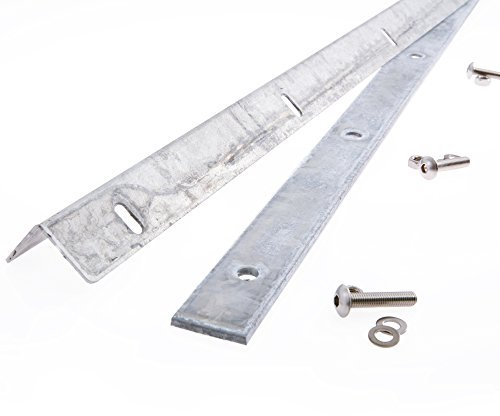 Camas Zaunanschlusswinkel Winkelleiste(1230, feuerverzinkt)