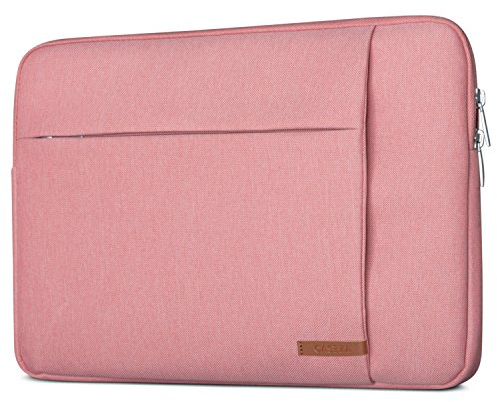 Housse Ordinateur Portable 13 Pouces Rose - CASEZA London Sac pour ASUS Acer Dell HP Lenovo Microsoft Surface Book & Autres – Sac à Main PC Ultrabook 13 - 13,3 résistant à l’Eau avec 2 Poches