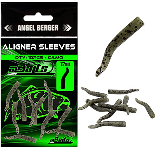 Angel-Berger Magic Baits Aligner Sleeves Camo Kicker Aligners Hook Tube