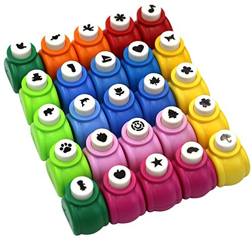 25 perforatrices à papier pour loisirs créatifs Mignonnes, tendance Outil à embossage pour réalisation de cartes, scrapbooking
