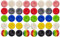 Lot de 40 accessoires colorés en silicone pour manette PS2, PS3, PS4, Xbox 360, Xbox One