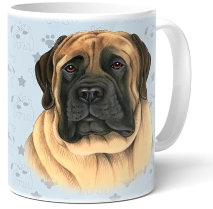 power gift MASTIFF - Kaffeetasse, Becher mit Griff. Teetasse aus Keramik. Kaffeebecher mit schöner Grafik und passenden Spruch. Mehrwegbecher. Praktisches Geschenk.