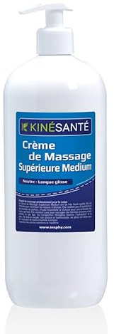 KINÉSANTÉ - Crème de massage Supérieure Neutre Medium longue glisse 1000 ml