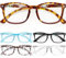CCVOO 7 Pack Blue Light Blocking Reading Glasses, Anti Headache/Glare/Eye Strain Readers Computer Eyeglasses Women/Men (7 Pack Mix, 0.75)