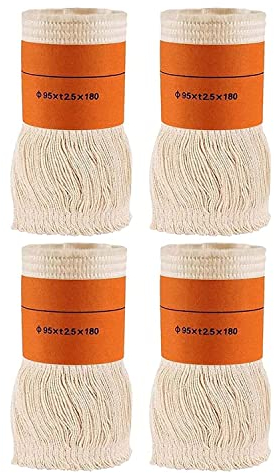 QCLUEU Docht für Petroleumofen Innenräume, Ersatzdocht Petroleumheizer Heizstrahler, Dochte Petroleum Heizung Heizer Effizienter Dochte Camping Heizung-Kochen-Petroleum Ofen (Color : 4pcs)