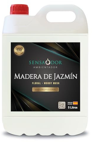 Ambientador 5 litros perfume para hogar Sensaodor (Madera jazmín)