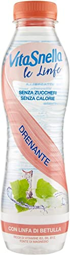 Le Linfe Betulla Bevanda Wasser mit Birkensaft 12 x 500ml Drainage Effekt | Pflanzlicher Extrakt, gusto delicato, erfrischend, senza zuccheri aggiunti, ideale Pause quotidiana, Gesamtnettogewicht 6 L