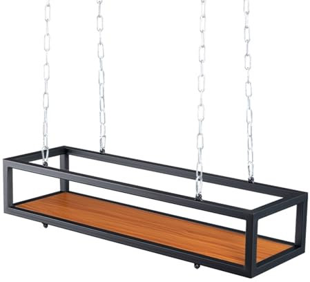 Deckenregal Hängepflanzen-Regale, Regale Lagerung Wandbehang Blumenständer, schwebendes Gartenregal für Blumen & Pflanzen Wandbehang Blumenständer Blumentopf, für Bar Flower Shop Balkon Organizer ( Si