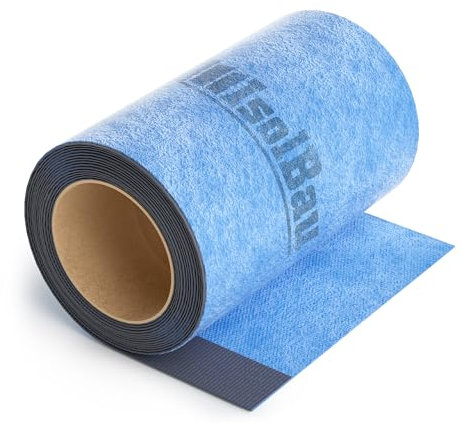 Isolbau Wannen-Dichtband 3m - Wannen-Fugenband zur Abdichtung von Sanitär, Badewanne, Dusche, Bad, Selbstklebend, Wasserdicht Dichtungband mit Butylstreifen