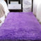 Mateju Tappeto Salotto Moderno Peloso, Tappeto Camera da Letto per Soffice e Soffice Colori Solidi, Tappeto Pelo Lungo Lavabili Antiscivolo per Camera dei Bambini (80x120cm,Viola)