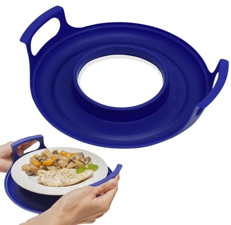 Carrito Para Enfriar Microondas Con Asas, Bandeja Para Microondas Con Soporte Para Recipiente Caliente, Bandeja De Transporte Resistente Al Calor, Accesorios Para Portaplatos De Microondas, 11,75