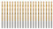 5/64'' Titanium Drill Bits for Hardened Steel, HSS Metal Jobber Length Twist Drill Bits, 135° Split Point, Suitable for Drilling in Metal, Plastic, Wood, Pack of 20pcs, BECOLLO...