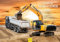 Edition Seidel Premium Kalender Faszination Baumaschinen 2025 Format DIN A3 Wandkalender Bagger Kran Walze Bulldozer LKW Auto Maschine