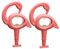 PRETYZOOM Lot De 2 Décapsuleurs En Métal En Forme De Clé Flamant Rose Pour Fête De Mariage