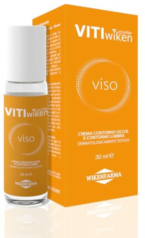 VITIWIKEN CREMA VISO 30 ML a base di Resveratrolo e Linfa di vite, per volto e zone delicate (es. genitali). Contrasta l'avanzamento della vitiligine. Favorisce la ripigmentazione della pelle.