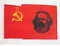 AZ FLAG - Flagge Sowjetunion UDSSR Mit Marx - 45x30 cm Mit Kordel - Kommunismus Fahne 30 x 45 cm - Flaggen