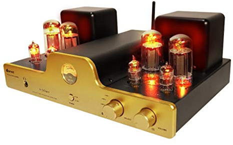 Dared I30BT Stereo-Integral röhrenverstärker,Verstärker für Röhren, Tube Amplifier, Bluetooth, USB/DAC- und Line-Eingang, Kopfhörerausgang, Ausgangsleistung 30WX2