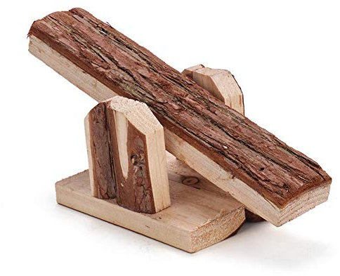 Hamster Wippe Natürliche Holz Haustiere Kauen Kleintier Kaninchen Mäuse Ratte Meerschweinchen Hamster Käfig Spielzeug