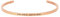 MENDOZZA Armreif Damen Edelstahl Sprucharmreif mit Gravur live more, worry less Größenverstellbar Silber Gold Rosegold (Rosegold, 16)