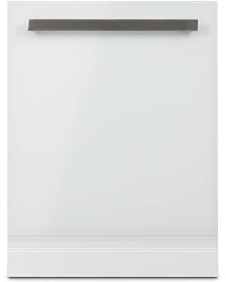 UNIVERSALBLUE Lavavajillas Digital Cristal Blanco Semi Inegrable 60 cm | 5 Programas de Lavado | 12 Servicios | INCLUYE SUBIDA A PLANTA