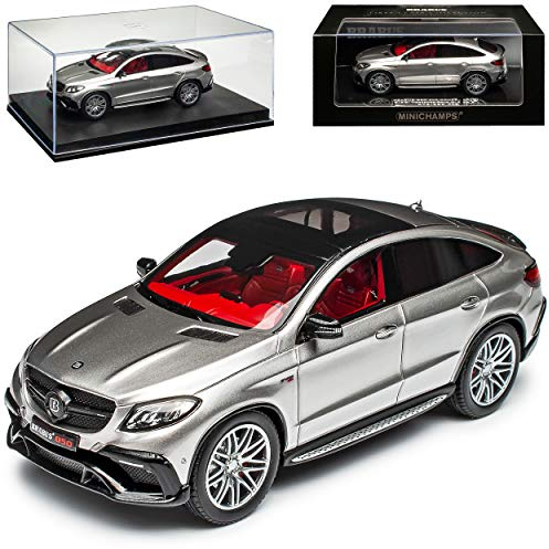 Mercedes-B GLE 63S AMG C292 Bra-Bus 850 Silber 2015-2019 1/43 Minichamps Modell Auto