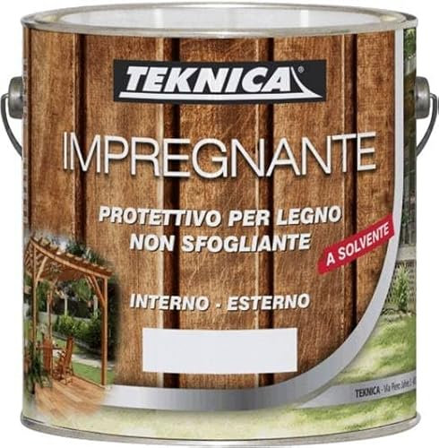 Vernice per legno Impregnante non filmogeno per porte finestre fai da te Impregnante legno professionale a solvente resistente Multicolori Nuovo (CILIEGIO 750 ML)