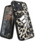 adidas Sports Phone Case Designed for iPhone 13 Pro, Case Testing Case, Shockproof Raised Edges, Protective Case, Beige Leopard