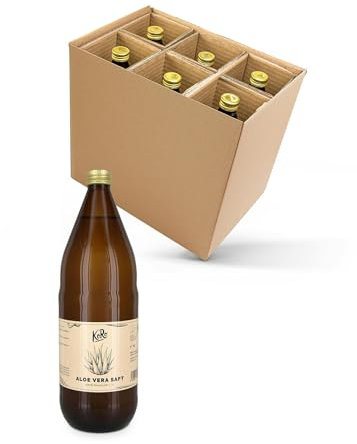 KoRo - Jus frais d'aloe vera bio 6 x 1 L