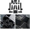 CDEFG Kompatibel mit Kia Sportage NQ5 2022-2024 2025 Gummimatten Mittelkonsole Türschlitz rutschfest Antirutschmatten Anti-Staub Becherhalter Gummi Matte Armlehne Aufbewahrung Auto Zubehör (Weiß)