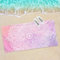Strandtuch Lila Rosa Mandala Microfaser Handtücher Strandhandtuch Tragbar Badetuch Sand Proof Strandlaken Ultraleicht Schnelltrocknend Beach Towel Antirutsch Strandtücher Duschtuch 70x150cm