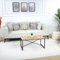 Livabliss Zadar Wohnzimmer Teppich modern – Abstrakt Design in Marmor Optik für Wohnzimmer 160x213 cm, Esszimmer, Schlafzimmer - Marmor Teppiche groß, weicher Teppich Kurzflor in Creme