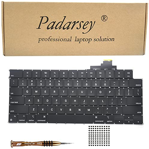 Pardarsey Replacement Keyboard Compatible with MacBook Air M2 Retina 13.6 inch A2681 2022 Year Laptop MLY33LL/A MLY43LL/A Dark Blue (Midnight) US Layout with Keyboard Screws and Screwdriver