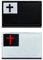 2 Pcs Religion Cross Logo Patch Christian Cross Jesus Christ Cross Hook Loop Patch, Tactical Christian Flag Embroidered Decorative Patches for Indoor Praying or Outdoor Showing