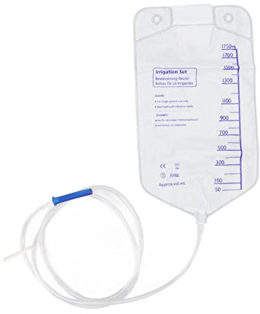 Sac De Lavement Jetable 1750 Ml Ensemble De Nettoyage du Côlon Kit De Nettoyage D'irrigation du Côlon Pour le Nettoyage du Côlon Au Lait Au Café à la Maison