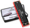 CONJURER Blues Mundharmonika für Anfänger Erwachsene 10 Loch diatonische Mundharmonika C Tonart Messing Mundorgel C Key Blues Harp mit Etui Schwarz