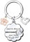 Lumengqi Cadeau Marraine Noël Cadeau Marraine Demande Porte-clés de Marraine d'anniversaire Cadeau Fête des Mères pour Marraine «Veux-tu être ma MARRAINE d'amour pour toute la vie» Cadeaux de Noël(4)