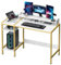 MINOSYS Gaming Desk with Monitor Stand, Storage and Marble Design - Adjustable Home Office Writing Desk