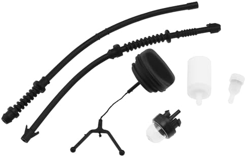 VGOL 1 Juego de Kit Servicio Filtro Manguera Tapa de Tanque de Combustible de Motosierra Compatible con Husqvarna 135 135E 140 140E 142E 435 450 Motosierra 544128601/577535101