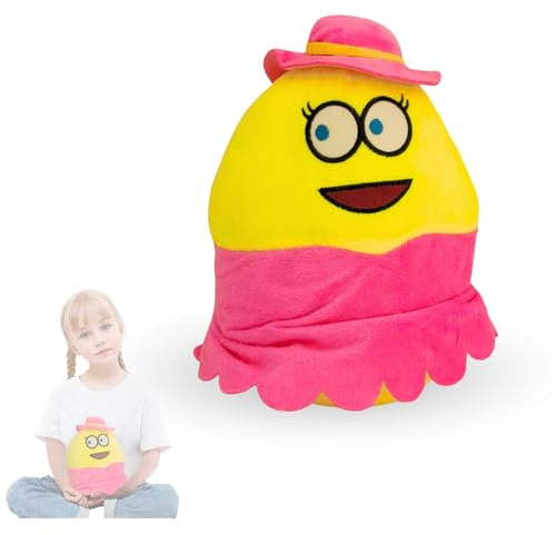 Plüsch Puppe Pou. Pou Plüschtier. Kawaii Pou Puppe. Baumwoll-Pou-Spielzeug für Alle Altersgruppen. My Pet Alien Pou Plüschpuppe. Pou Kuscheltier Verkleidet (Mädchen)