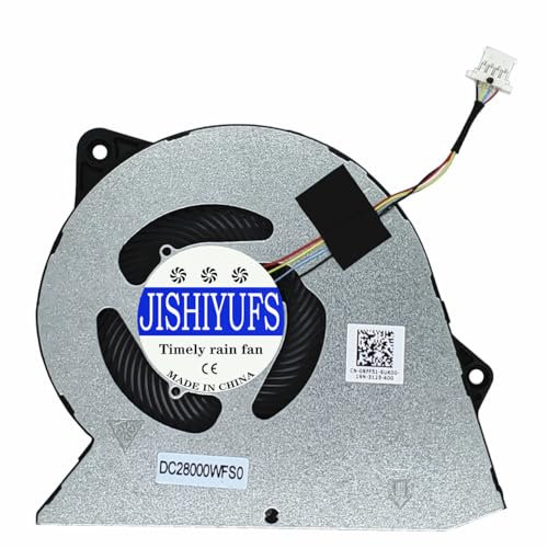 JISHIYUFS Nouveau CPU Ventilateur de Refroidissement pour DELL Vostro 3510 3420 3250 Inspiron 3511 3515 Series 0RFF51 EG50040S1-CQ71-S9A DC28000WFS0 DC5V 0.35A 3.2CFM Fan