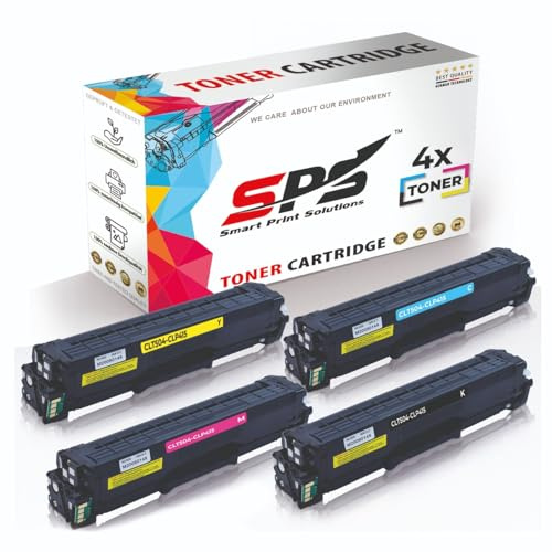 CLT-K504S Toner Kompatibel für Samsung CLP 415 | 4195 | 4195 DW | 4195 FN | 4190 | 1860 FWD | 1860 TD | 1810 WD | 1810 OW | 1810 W | 1810 | 1860 FW | Mehrfarbig | 2.500 Seiten