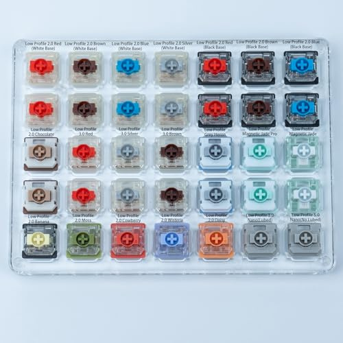 GATERON Flachprofil-Tastaturschalter Serie für Flachprofil-Tastaturen(35Stück)
